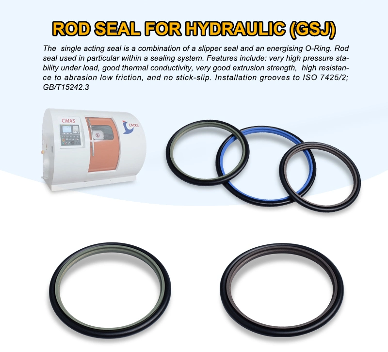 High Quality Hydraulic Seal PTFE Rod Step Seals Factory Price